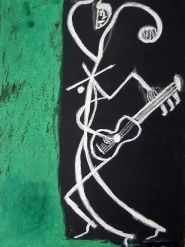 Bailaor contra verde Vicente Escudero 2006