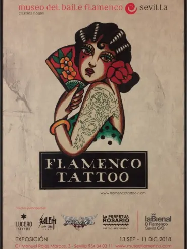 Cartel Flamenco Tattoo Museo del Baile Flamenco 2018 min scaled