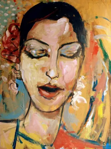 El Cante olio su tela Mauro Di Girolamo 2010 scaled