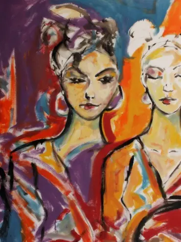 Le suggestioni tecnica mista su tela Mauro Di Girolamo 2010 scaled